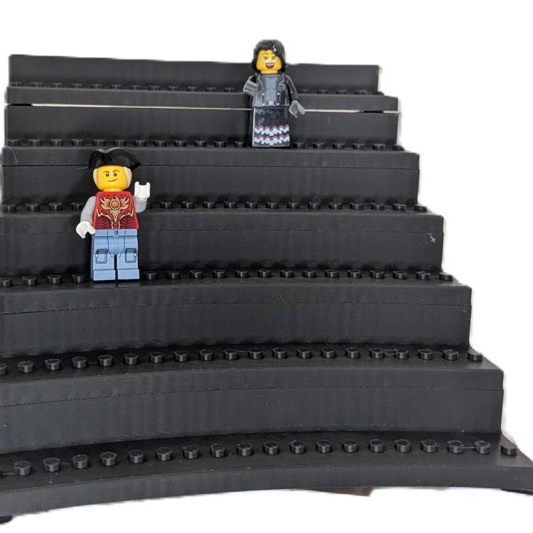 Minifig Stadium Display 8 Tier